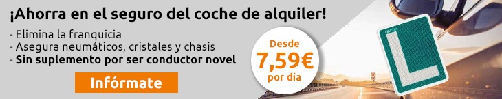 Seguro para coche de alquiler sin suplemento por conductor novel