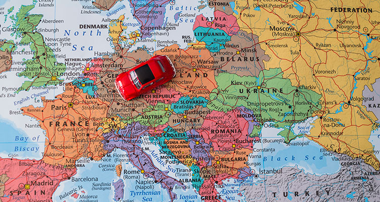 viajar en coche alquiler por europa